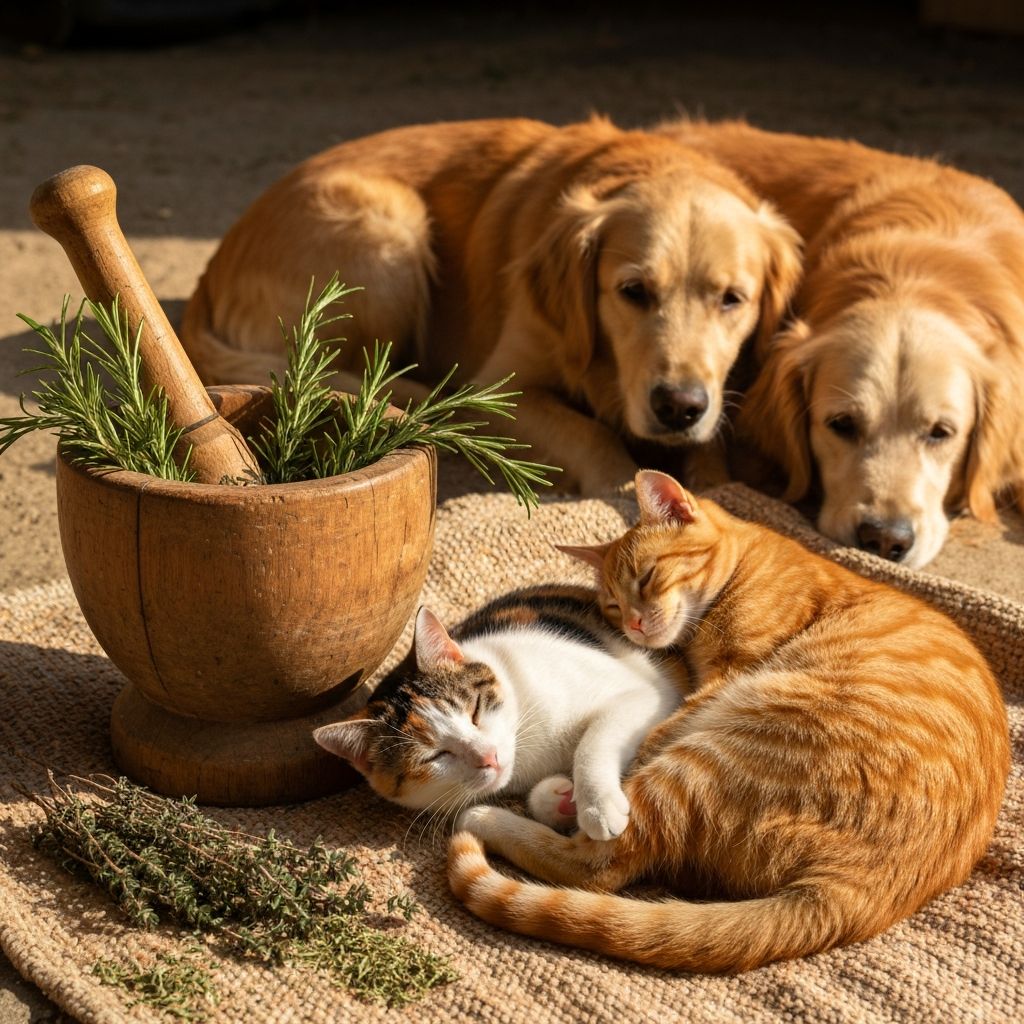 Herbal healing background